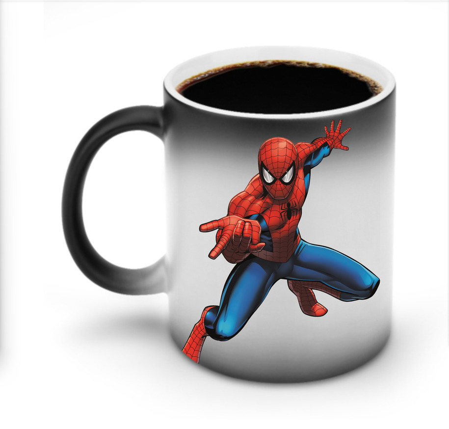 （画像用） Spider Man スパイダーマン 温度変色マグカップ