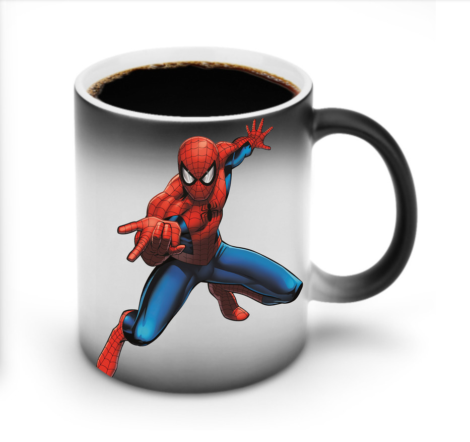 （画像用） Spider Man スパイダーマン 温度変色マグカップ