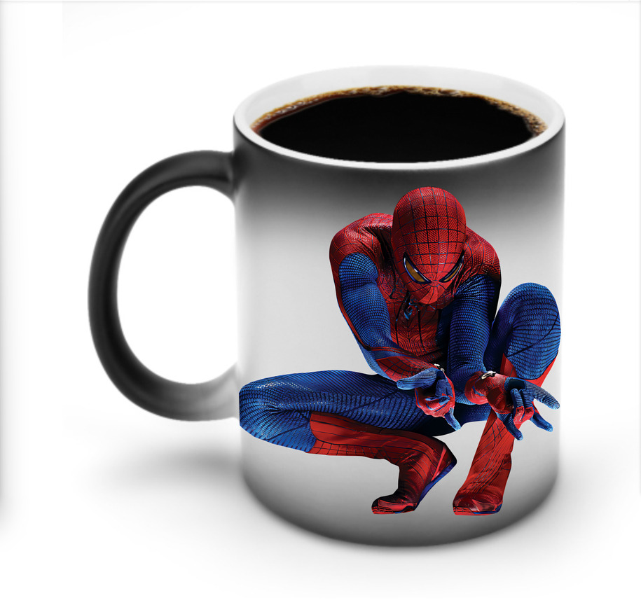 （画像用） Spider Man スパイダーマン 温度変色マグカップ