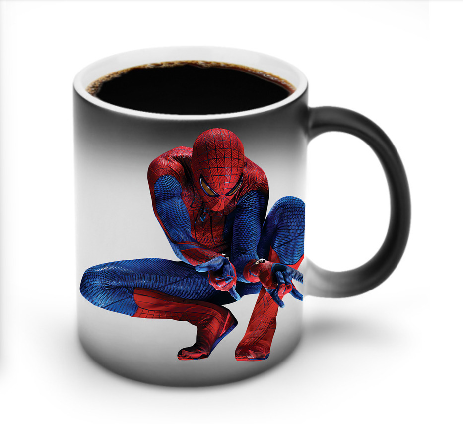 （画像用） Spider Man スパイダーマン 温度変色マグカップ