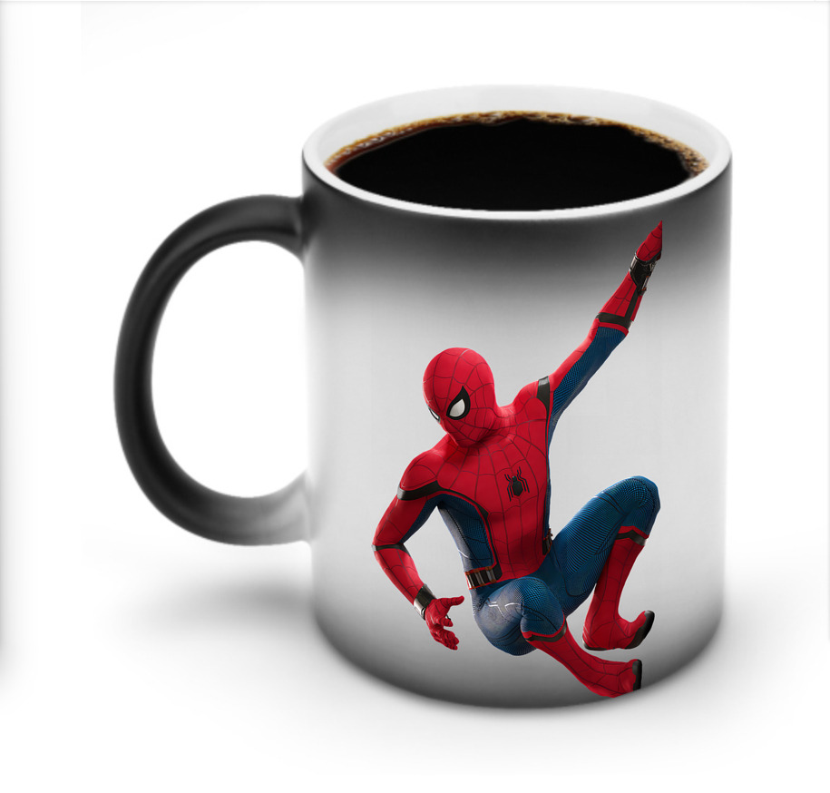 （画像用） Spider Man スパイダーマン 温度変色マグカップ
