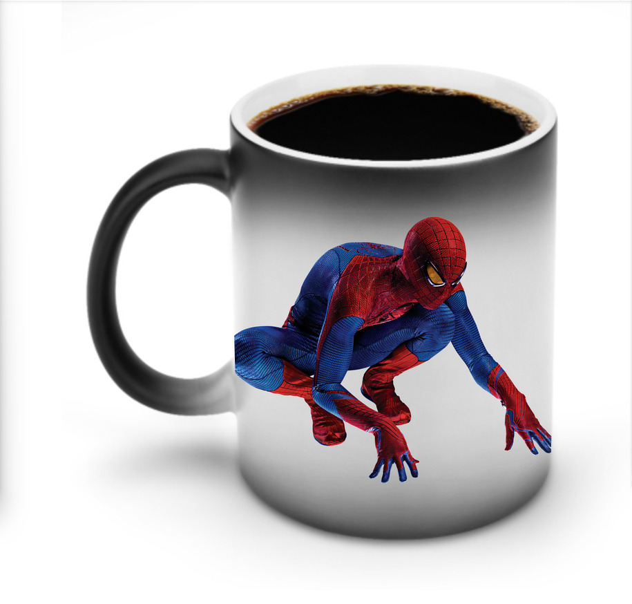 （画像用） Spider Man スパイダーマン 温度変色マグカップ