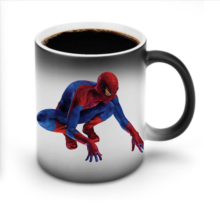 （画像用） Spider Man スパイダーマン 温度変色マグカップ