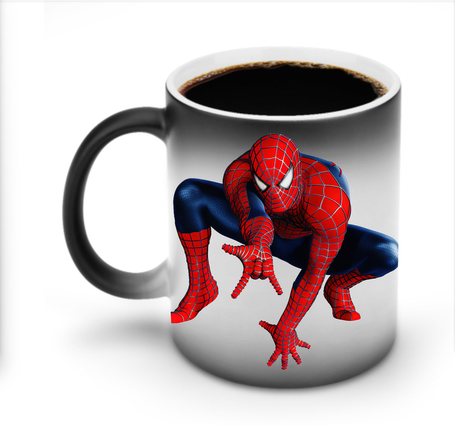 （画像用） Spider Man スパイダーマン 温度変色マグカップ