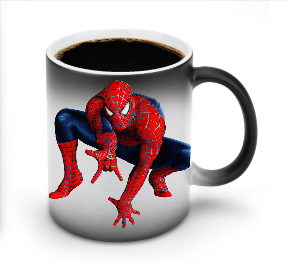 （画像用） Spider Man スパイダーマン 温度変色マグカップ