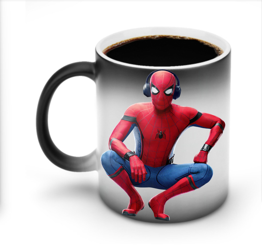 （画像用） Spider Man スパイダーマン 温度変色マグカップ