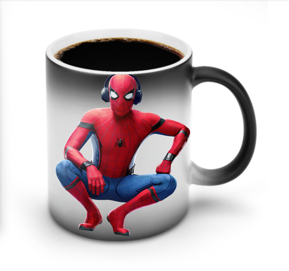 （画像用） Spider Man スパイダーマン 温度変色マグカップ