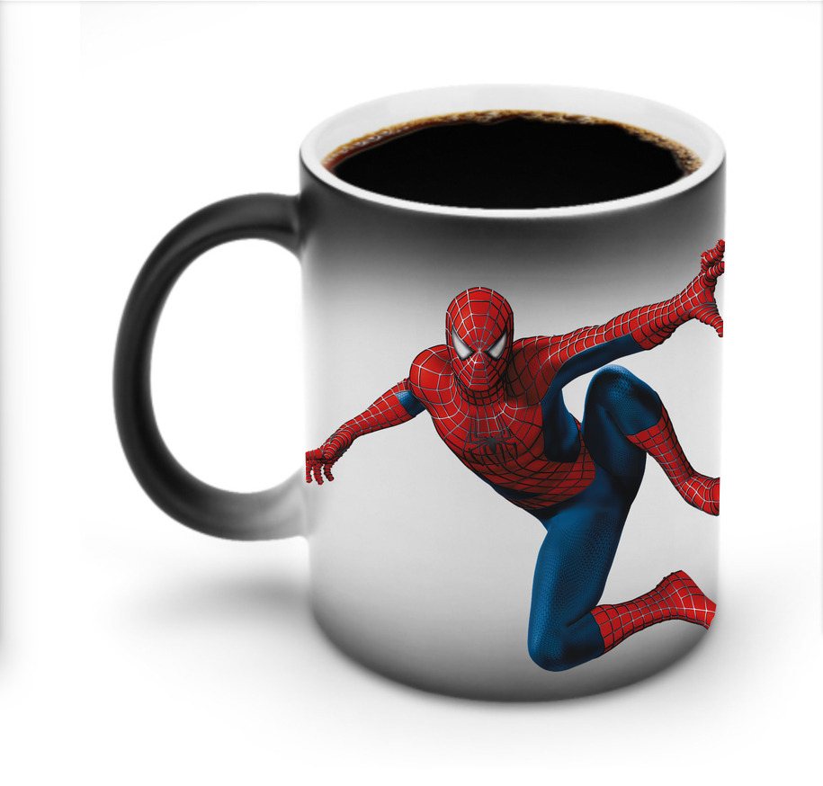 （画像用） Spider Man スパイダーマン 温度変色マグカップ
