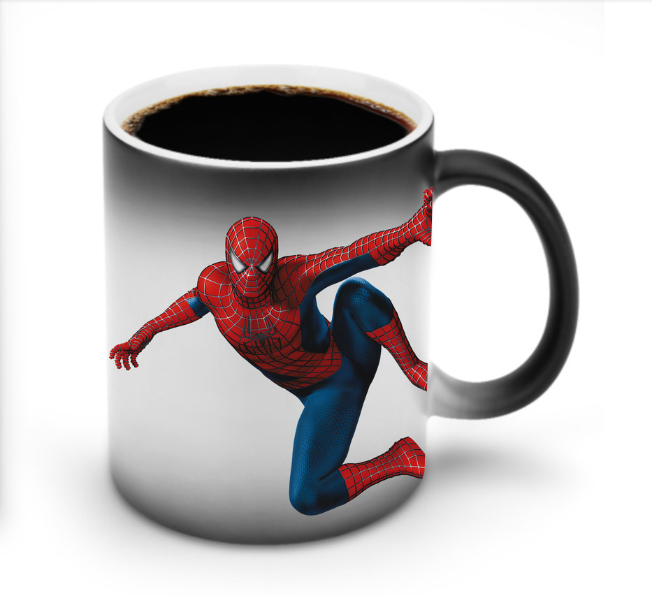 （画像用） Spider Man スパイダーマン 温度変色マグカップ