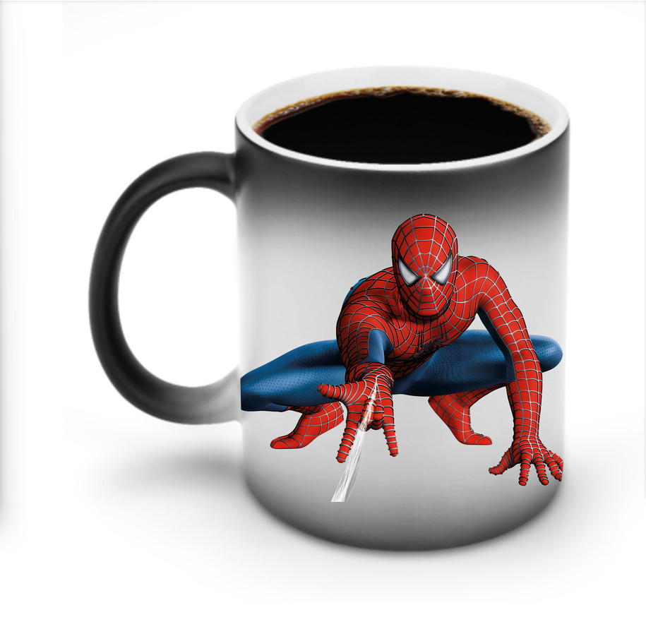 （画像用） Spider Man スパイダーマン 温度変色マグカップ