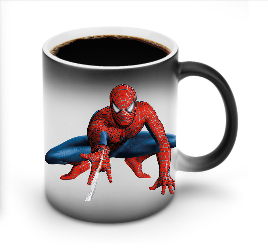 （画像用） Spider Man スパイダーマン 温度変色マグカップ