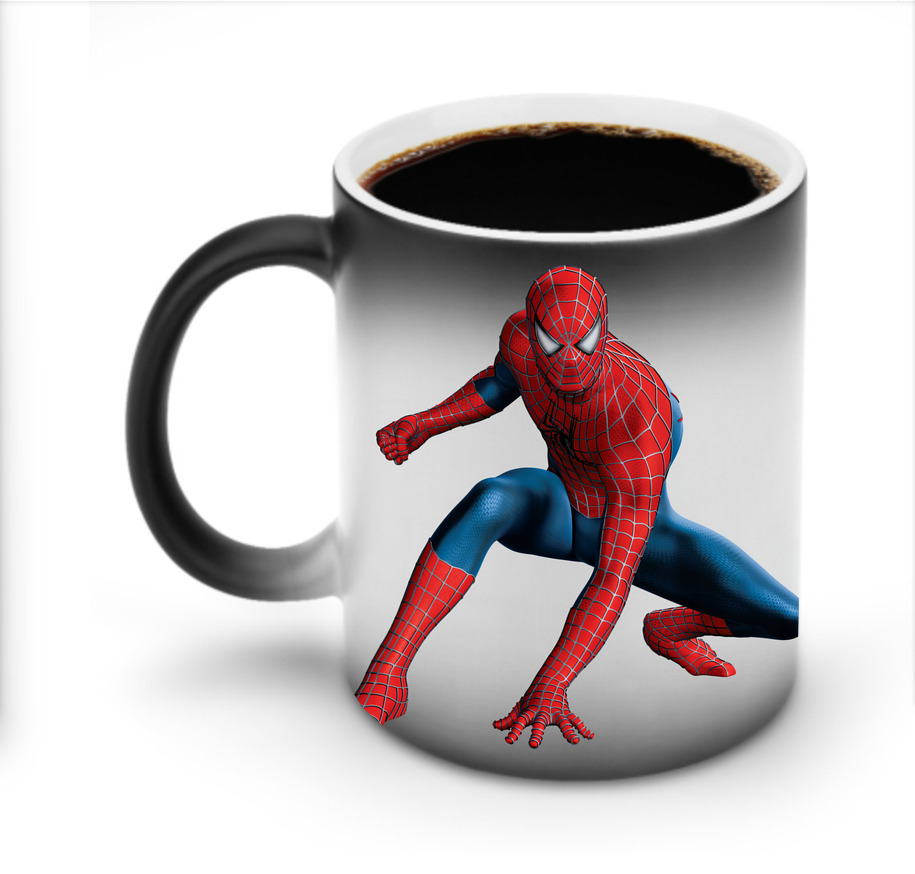 （画像用） Spider Man スパイダーマン 温度変色マグカップ