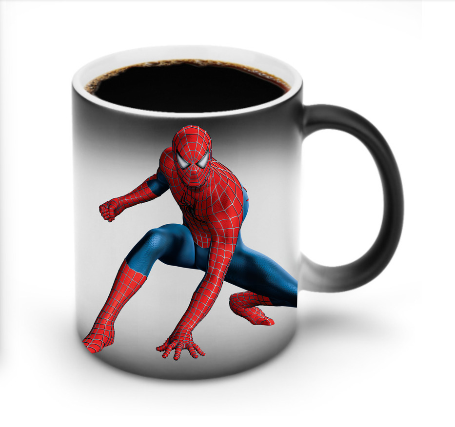 （画像用） Spider Man スパイダーマン 温度変色マグカップ