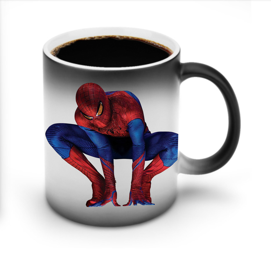 （画像用） Spider Man スパイダーマン 温度変色マグカップ