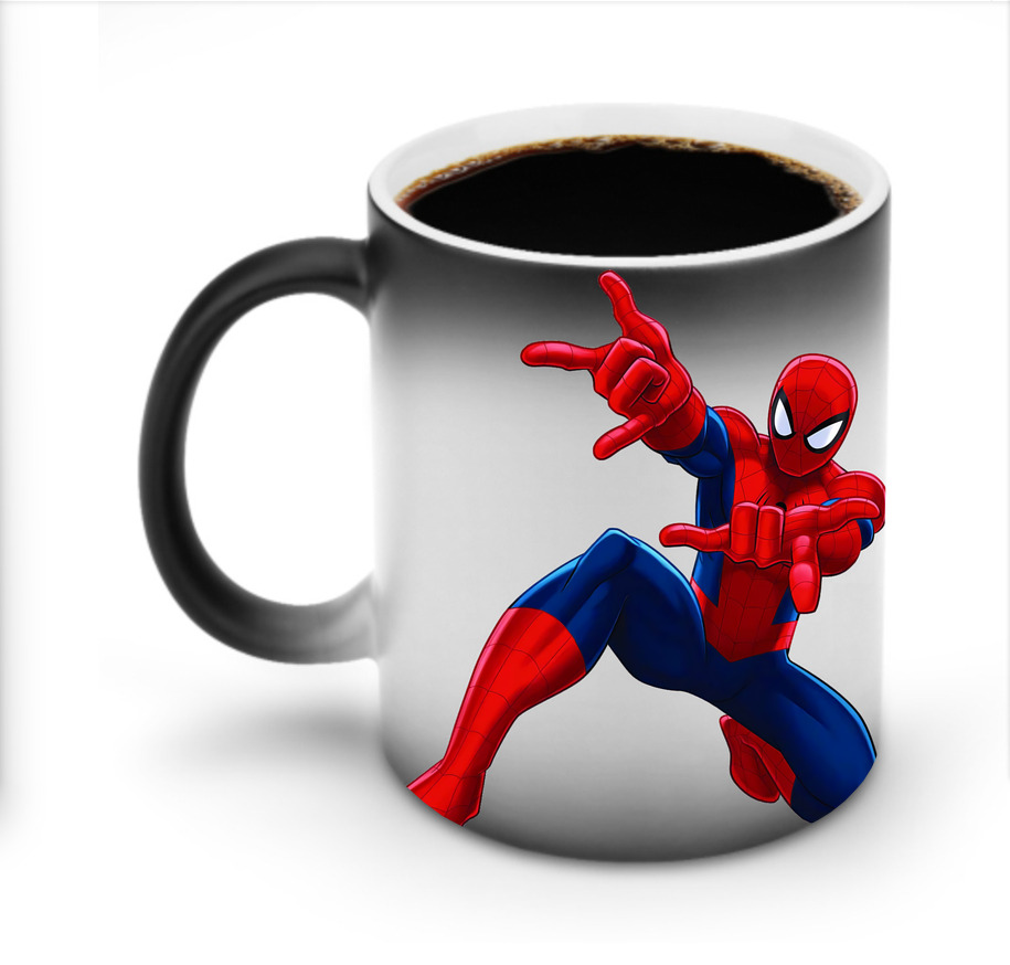 （画像用） Spider Man スパイダーマン 温度変色マグカップ