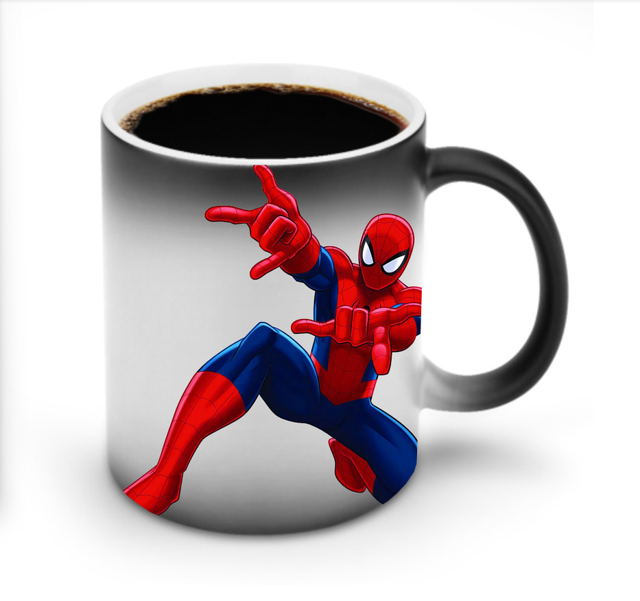 （画像用） Spider Man スパイダーマン 温度変色マグカップ
