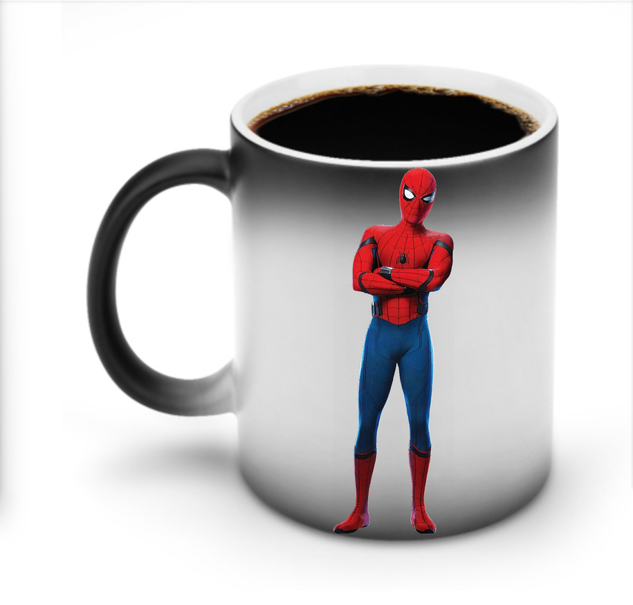（画像用） Spider Man スパイダーマン 温度変色マグカップ