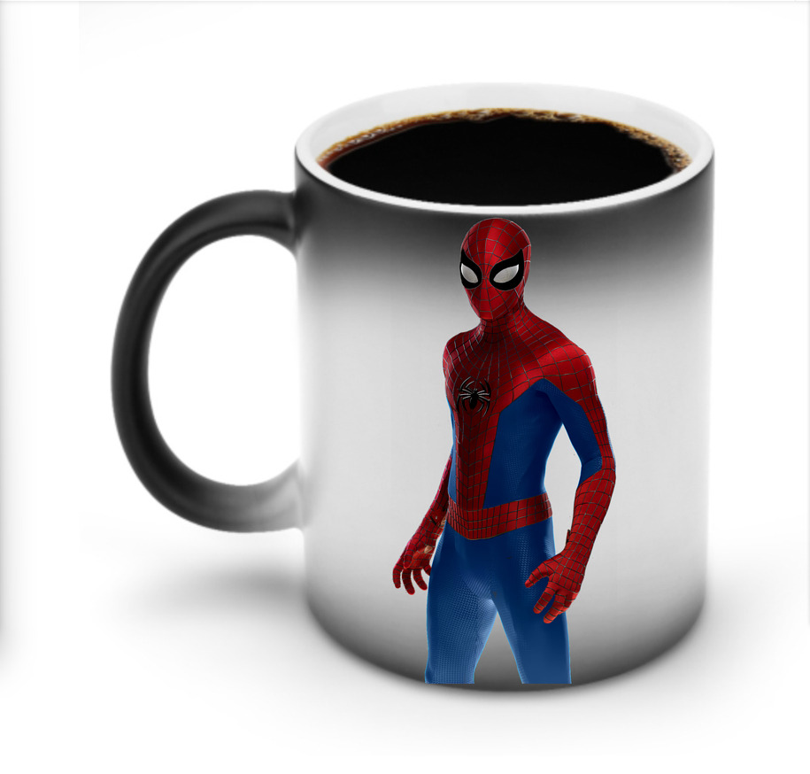 （画像用） Spider Man スパイダーマン 温度変色マグカップ