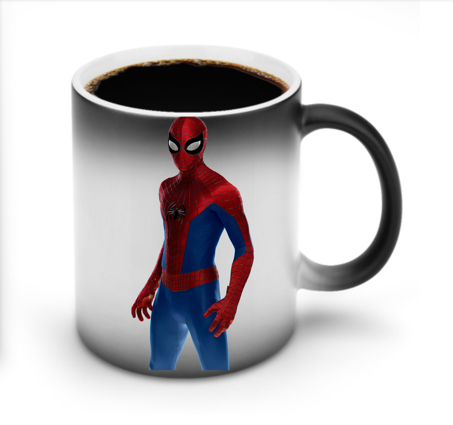（画像用） Spider Man スパイダーマン 温度変色マグカップ