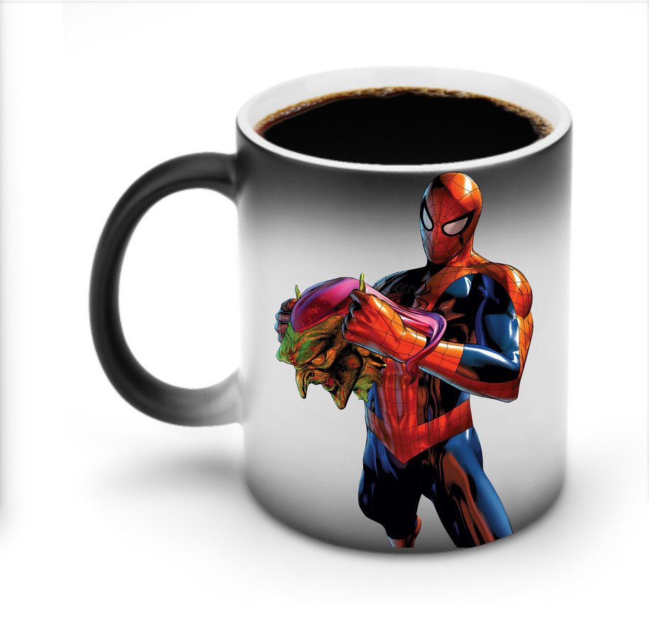 （画像用） Spider Man スパイダーマン 温度変色マグカップ