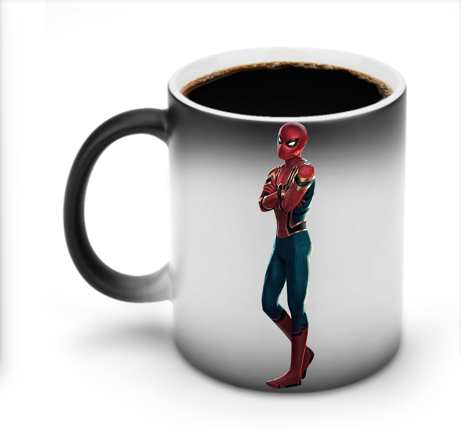 （画像用） Spider Man スパイダーマン 温度変色マグカップ