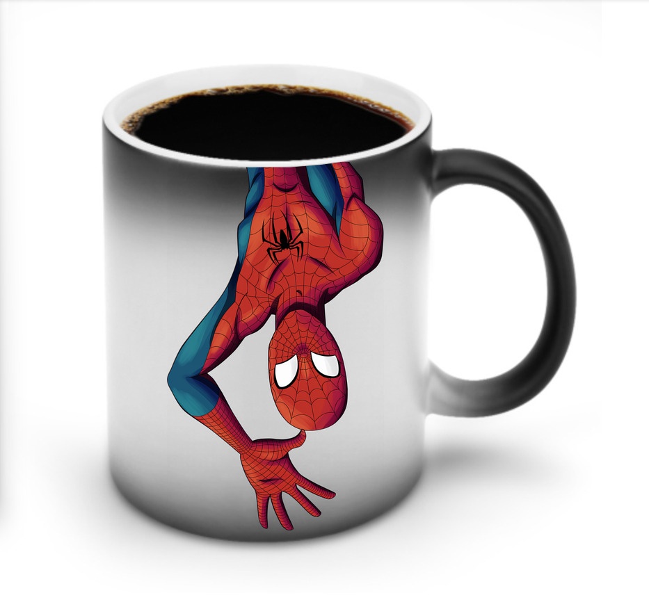 （画像用） Spider Man スパイダーマン 温度変色マグカップ