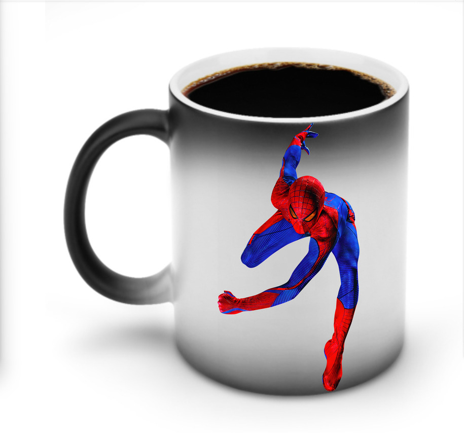 （画像用） Spider Man スパイダーマン 温度変色マグカップ