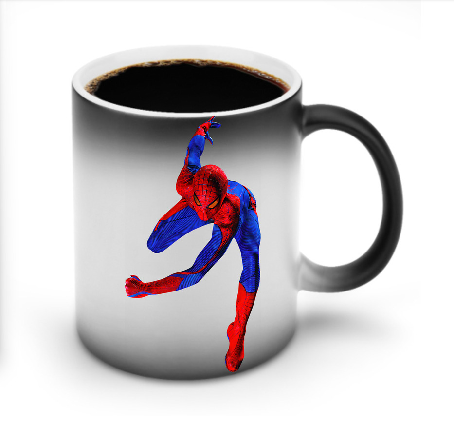 （画像用） Spider Man スパイダーマン 温度変色マグカップ