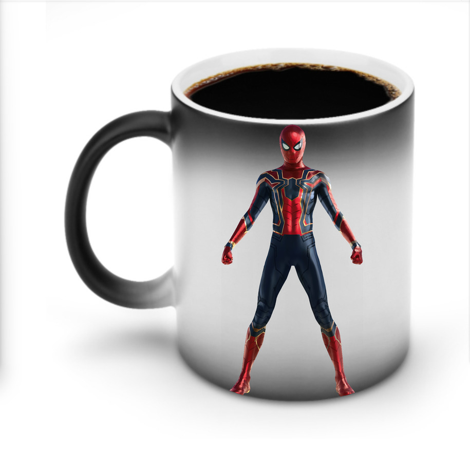 （画像用） Spider Man スパイダーマン 温度変色マグカップ