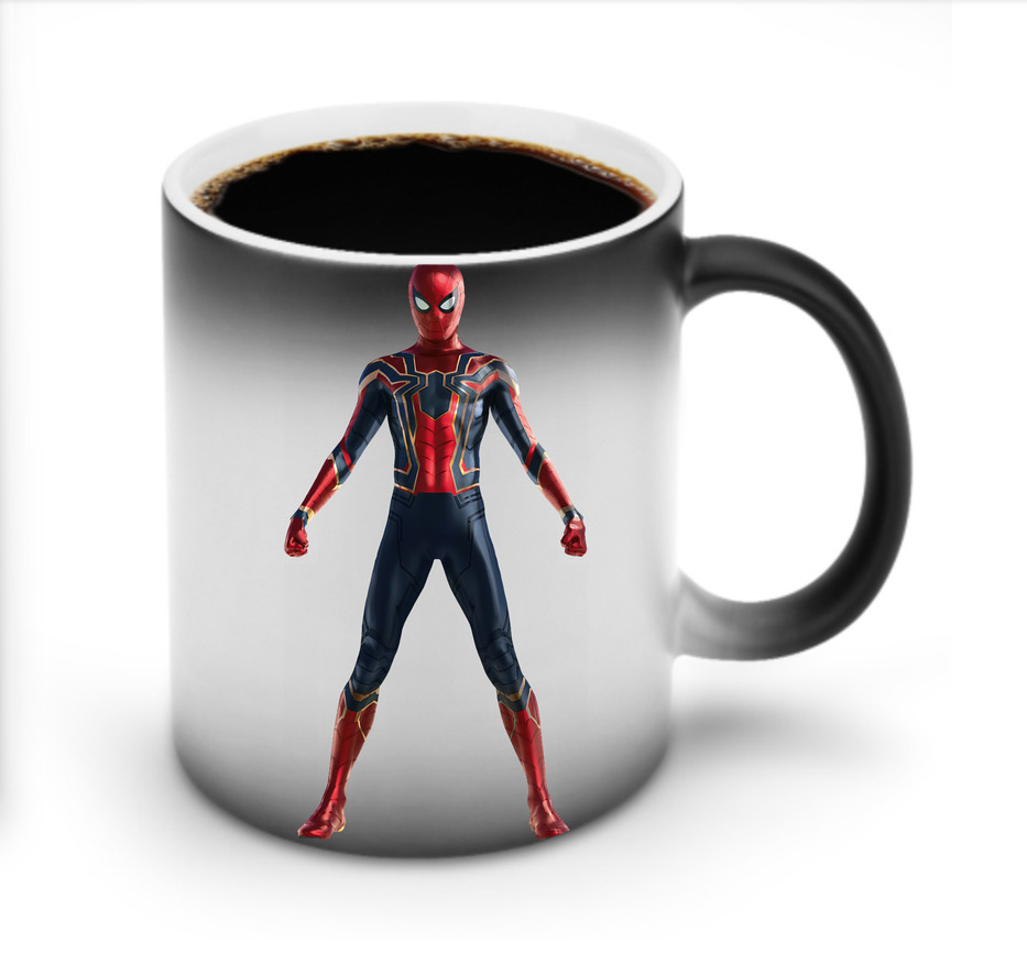 （画像用） Spider Man スパイダーマン 温度変色マグカップ