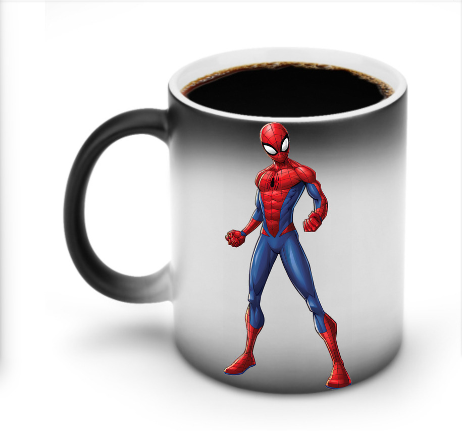 （画像用） Spider Man スパイダーマン 温度変色マグカップ