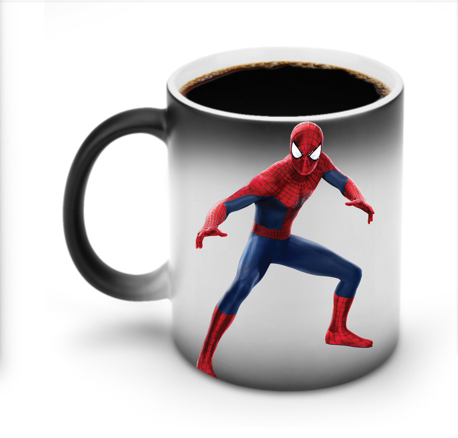 （画像用） Spider Man スパイダーマン 温度変色マグカップ