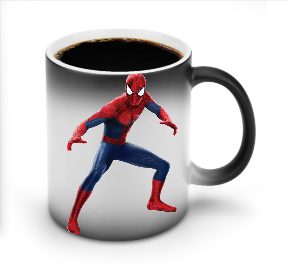 （画像用） Spider Man スパイダーマン 温度変色マグカップ