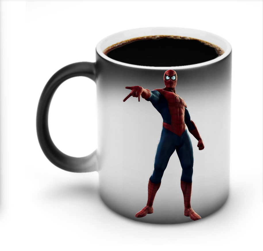 （画像用） Spider Man スパイダーマン 温度変色マグカップ