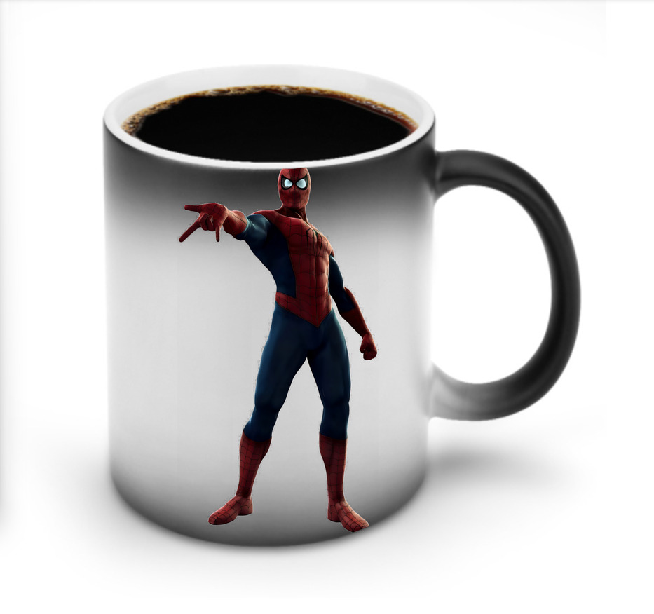 （画像用） Spider Man スパイダーマン 温度変色マグカップ