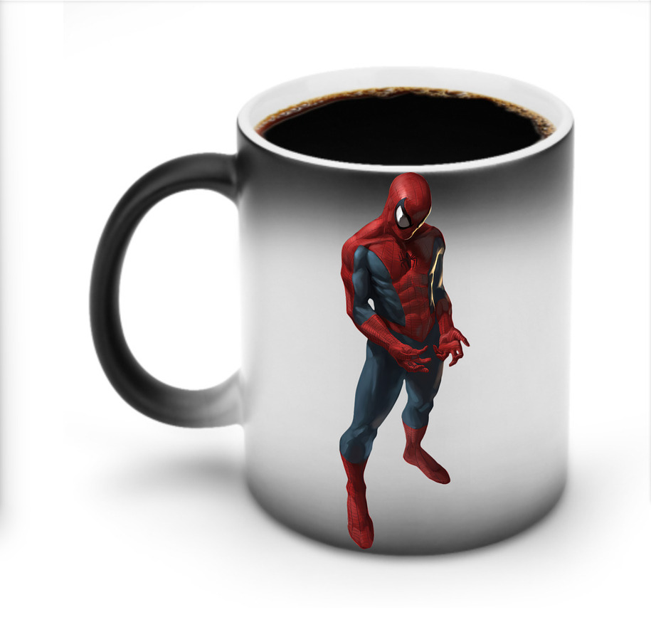 （画像用） Spider Man スパイダーマン 温度変色マグカップ