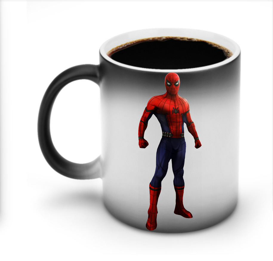 （画像用） Spider Man スパイダーマン 温度変色マグカップ