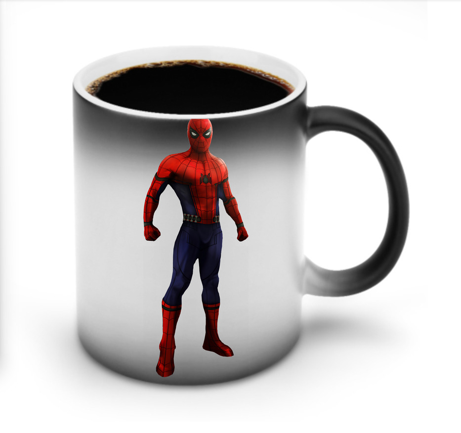（画像用） Spider Man スパイダーマン 温度変色マグカップ