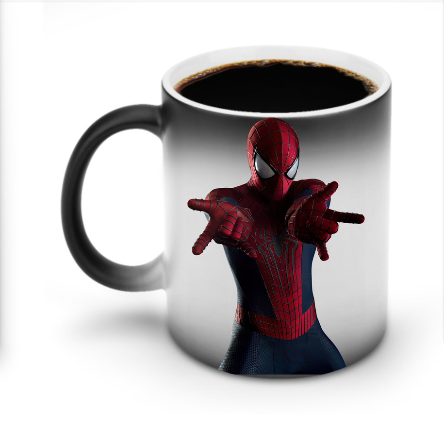 （画像用） Spider Man スパイダーマン 温度変色マグカップ