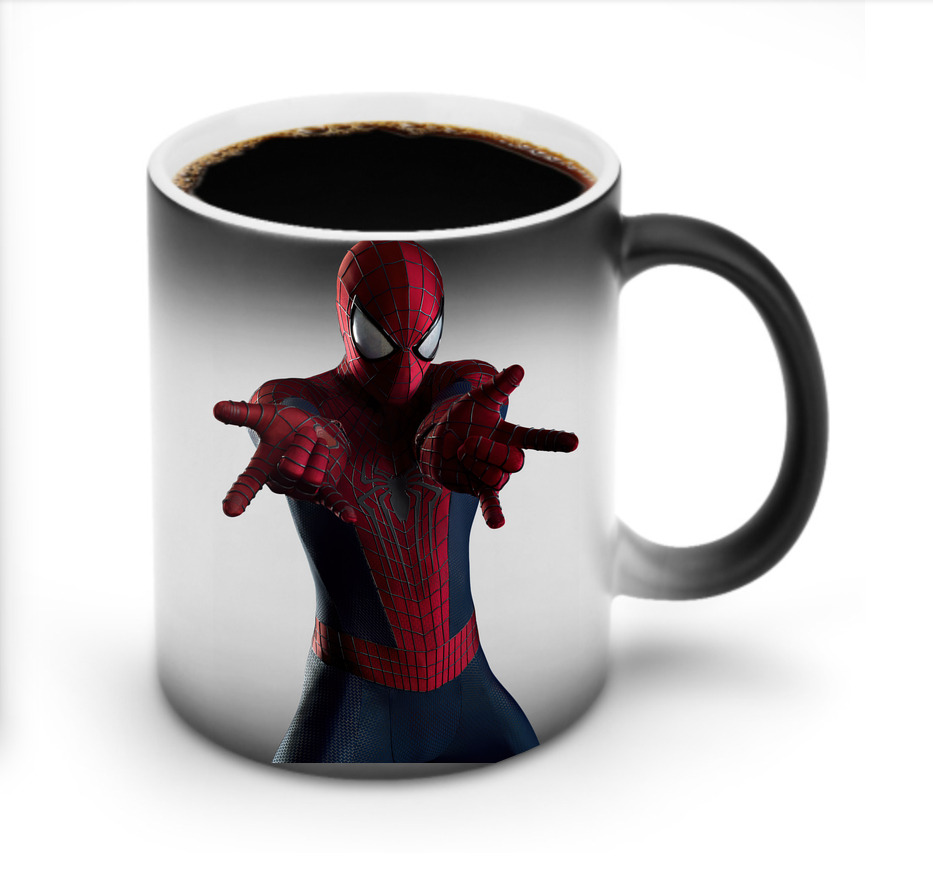 （画像用） Spider Man スパイダーマン 温度変色マグカップ