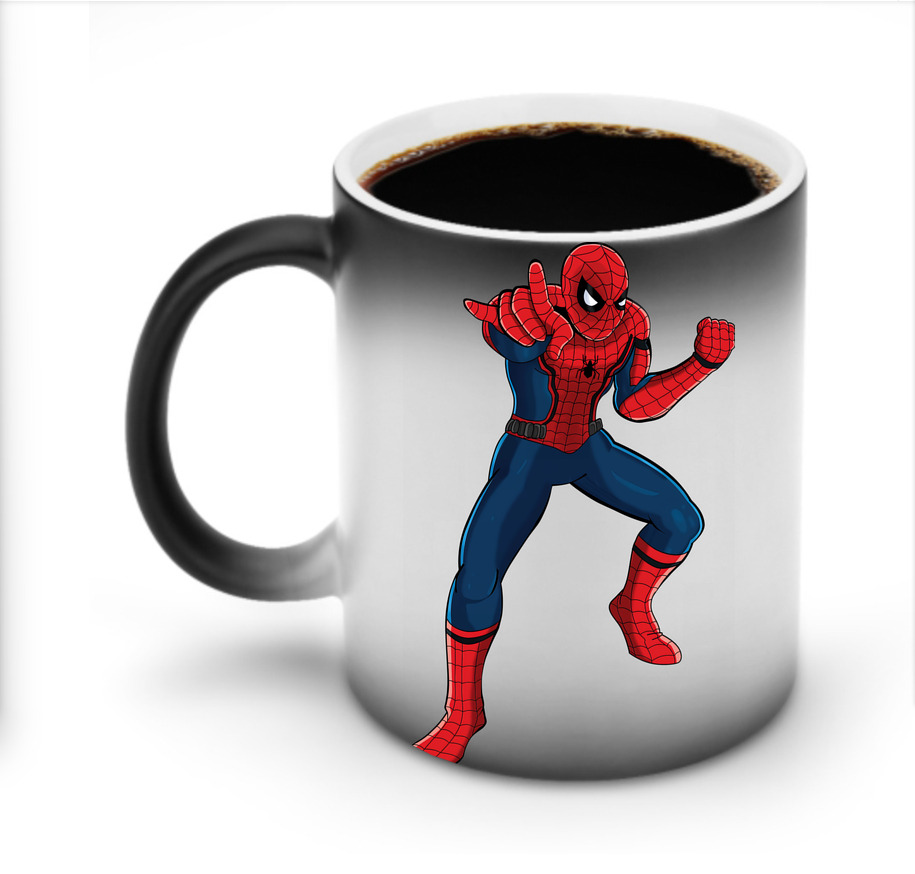 （画像用） Spider Man スパイダーマン 温度変色マグカップ