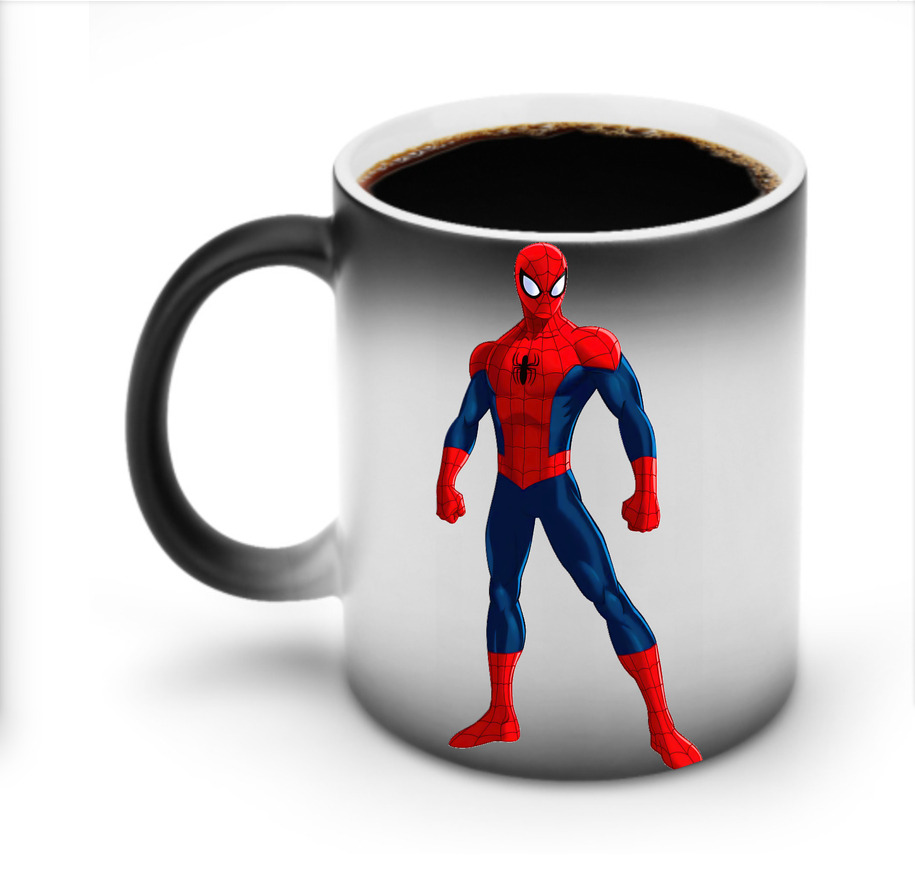 （画像用） Spider Man スパイダーマン 温度変色マグカップ