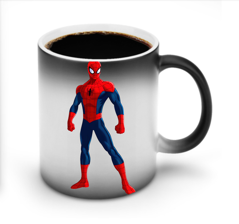 （画像用） Spider Man スパイダーマン 温度変色マグカップ