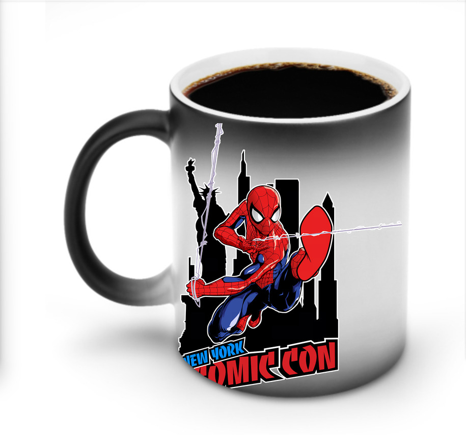 （画像用） Spider Man スパイダーマン 温度変色マグカップ