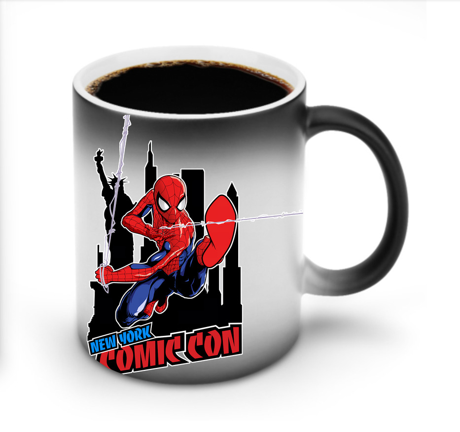 （画像用） Spider Man スパイダーマン 温度変色マグカップ