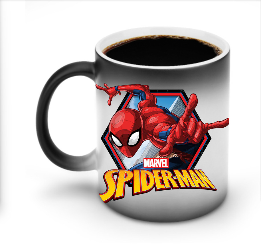（画像用） Spider Man スパイダーマン 温度変色マグカップ