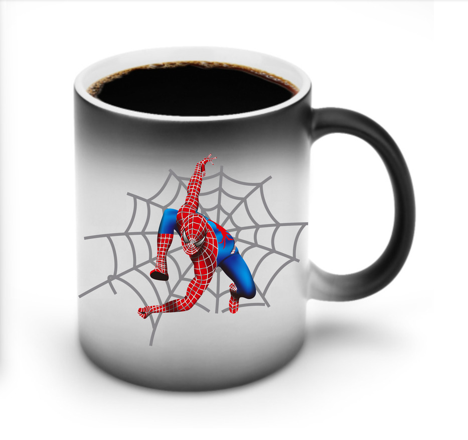 （画像用） Spider Man スパイダーマン 温度変色マグカップ