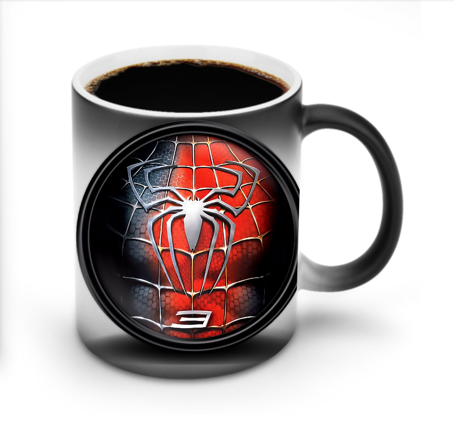 （画像用） Spider Man スパイダーマン 温度変色マグカップ