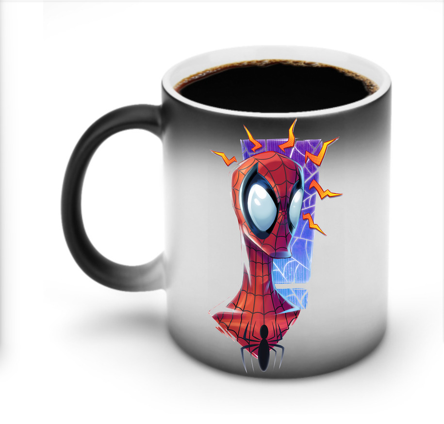 （画像用） Spider Man スパイダーマン 温度変色マグカップ