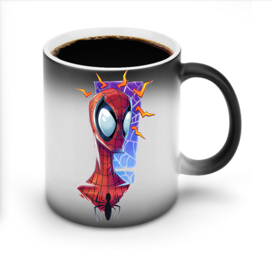 （画像用） Spider Man スパイダーマン 温度変色マグカップ